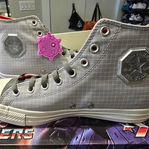 CONVERSE All Star Transformers Megatron Limited Edition Men's Shoes SIZE 10 NEW - Picture 1 of 10